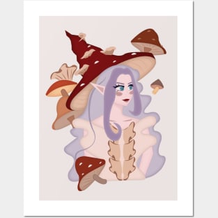 Mushroom Fairy Posters and Art